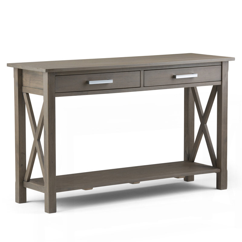 Console Console - gris campagne, Marron foncé