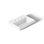 Tresham® Ceramic Rectangular Drop-In Bathroom Sink with Overflow