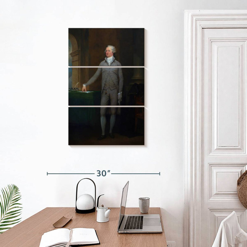 Alexander Hamilton 1792, H 32 po x l 20 po