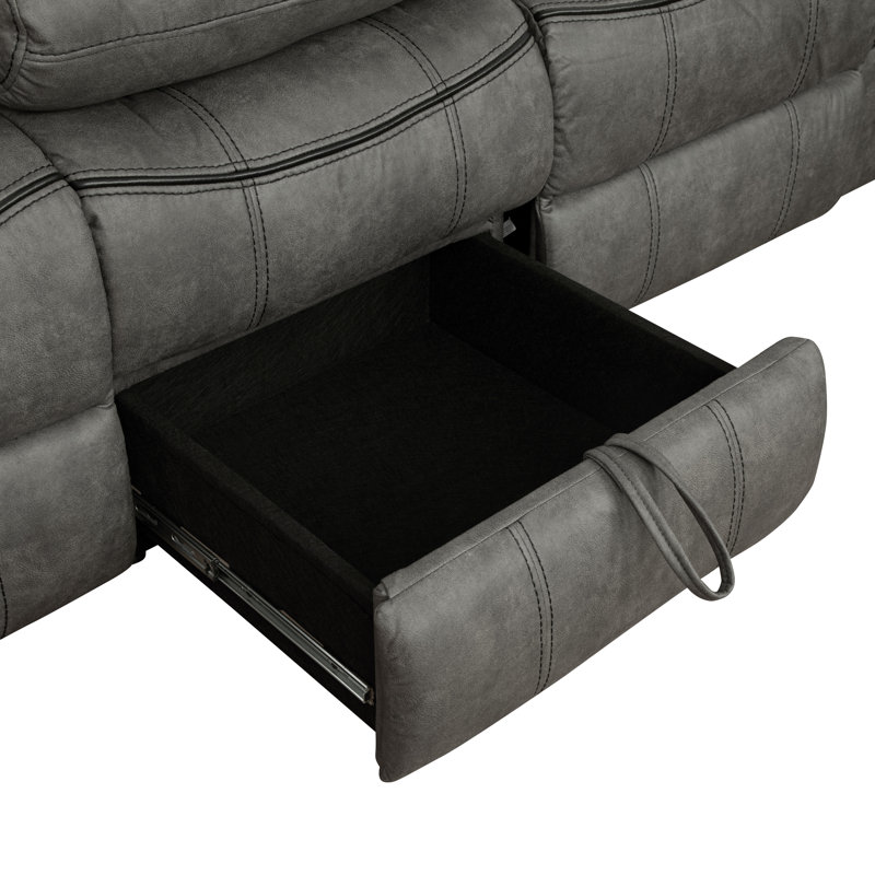 Gideon Grey Manual Reclining Sectional