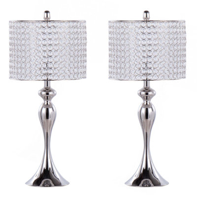 Ensemble de 2 lampes de table Ashland 27 "en métal de la galerie Grandview