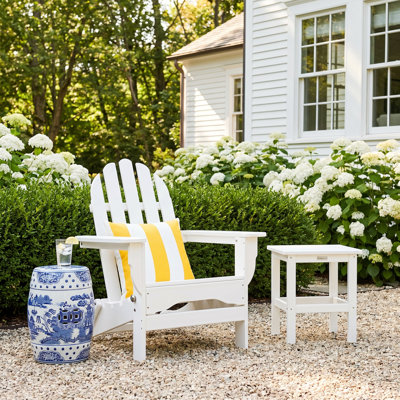 Leighton Outdoor Adirondack Chair With Table