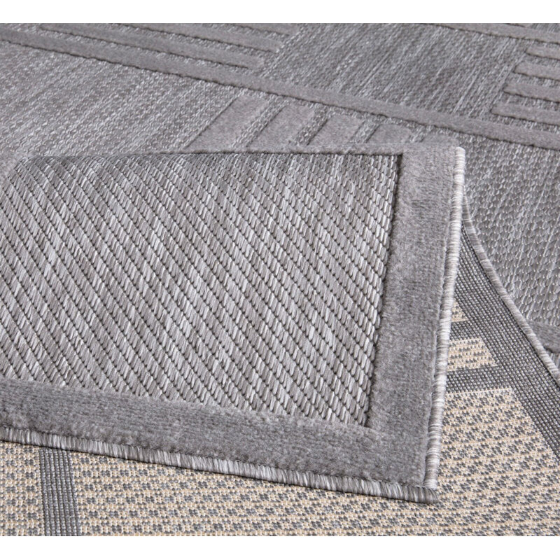 Meladee Geometric Indoor / Outdoor Area Rug, Rectangle 120 x 170cm