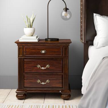 Glory Furniture Louis Phillipe Traditional Cherry 3 Drawer Nightstands -  Miko Decor
