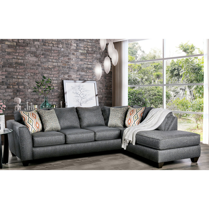 Millender Upholstered 119 " Chenille L-Shaped Sectional