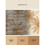 Soft Plush Calvin Daisy Scandinavian Area Rug in Brown – Beige Binding-2107313682