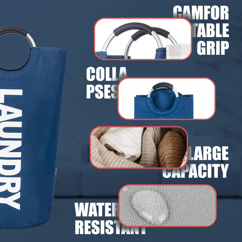 Laundry Cart, Navy