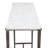 Banswara 36'' Marble Top Console Table