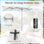 Camily Tilt Balcony Parasol