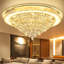 Lustre en cristal Glam doré-1031065755