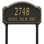 Williamsburg 2-Line Lawn Address Sign