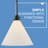 Arti 15-in Pendant Light with On/Off switch-88422469