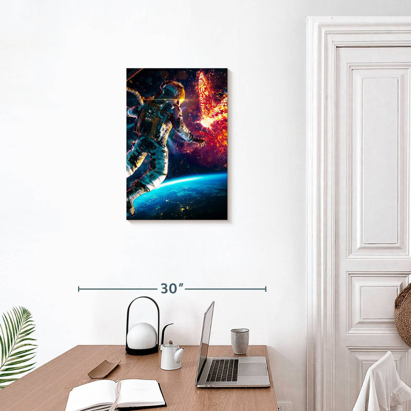 Kelan Astronaut Walk Fantasy, 24" H x 16" W