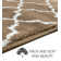 Spiceland Floral Polypropylene Area Rug in Brown