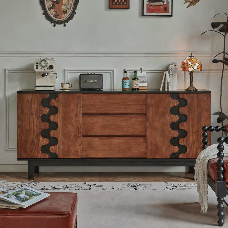 Walnut Solid Wood Sideboard