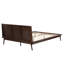 Structure de lit en bambou massif Aurandi Minimalist Auren avec support de lattes robuste, aucun sommier requis-129876701