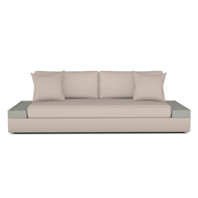 Embrace Wood Tray Arm Sofa