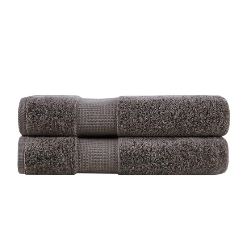 2 PCS 100% Cotton Bath Sheet Set, Bath Sheets - 2 Pack, Natural