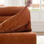 Fauteuil à oreilles Comfy Living - fauteuil d'appoint pour chambre à coucher, bureau, siège simple, chambre ergonomique orange, siège de bureau,-917474693