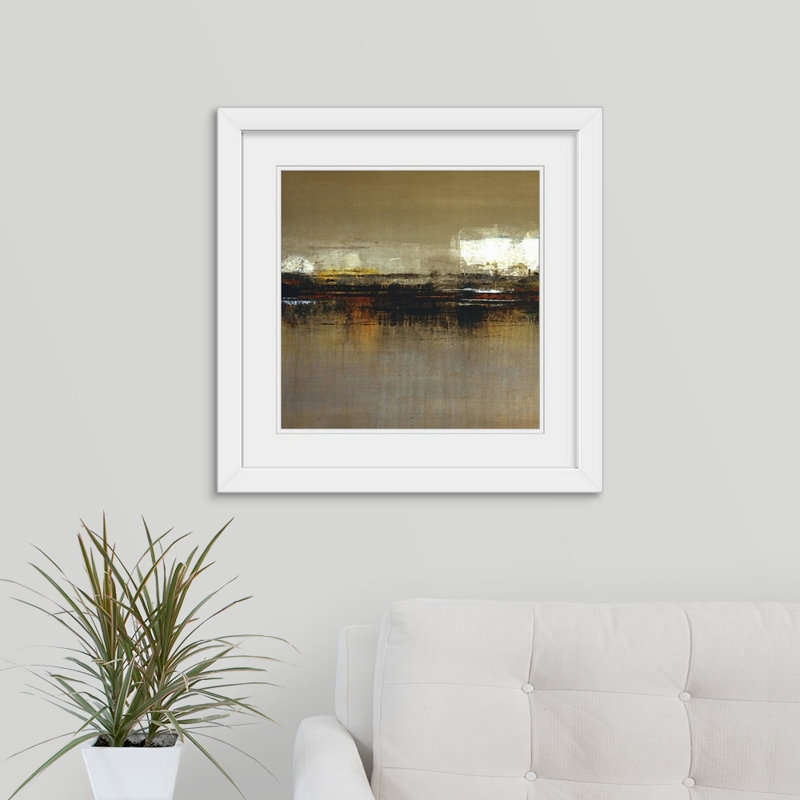 " Rustic View I " by Kari Taylor Print, 24" H x 24" W x 1" D, White Framed
