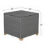 Table d'appoint en osier avec rangement Meta