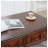 Carved mahogany coffee table