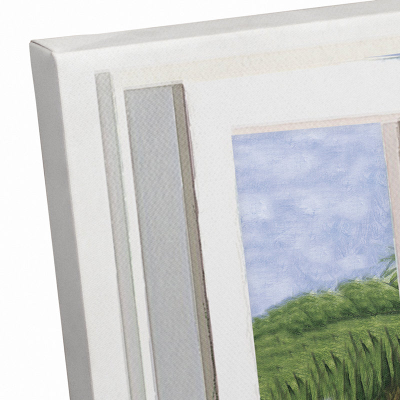 Art sur toile pour fenêtre dinosaure Mccasland, H 24 po x l 36 po x P 1,25 po