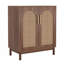 Ensemble de 2 buffets en rotin, armoire d'appoint