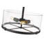 Plafonnier semi-encastré 3 lumières 16,5 po Mabe-1068730406