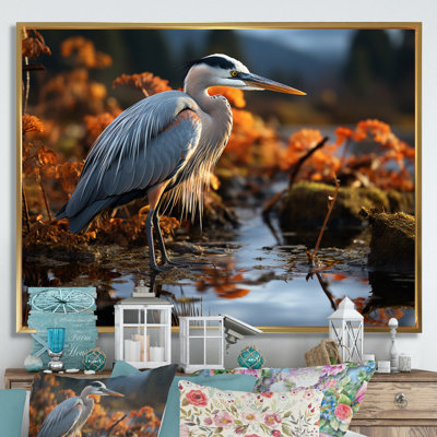 " Heron Reflections Of Grace "