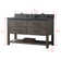Wherry 54'' Double Bathroom Vanity with Blue Limestone Top