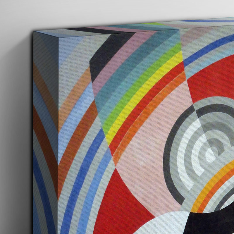 Robert Delaunay - Wrapped Canvas Painting, 76cm H x 76cm W