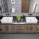 EAGO 14.125'' White Ceramic Rectangular Bathroom Sink with Overflow