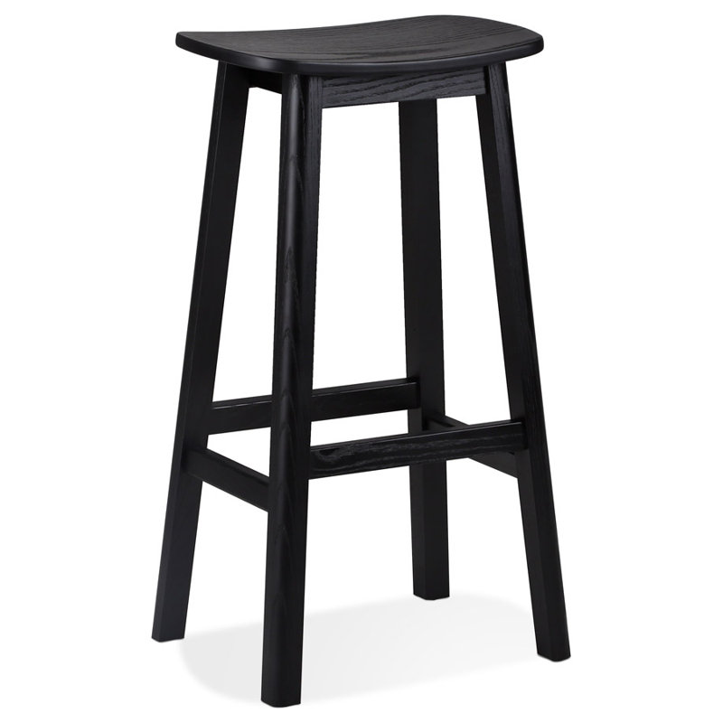 Counter Stool, Black, 75cm