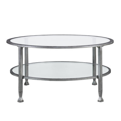 Jordyan Glass Top Coffee Table
