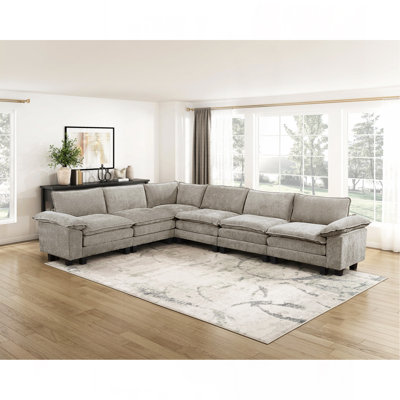Ensemble de canapé modulaire 6 pièces Modern Contemporary