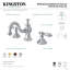 Robinet de salle de bain espacé Kingston-20326997