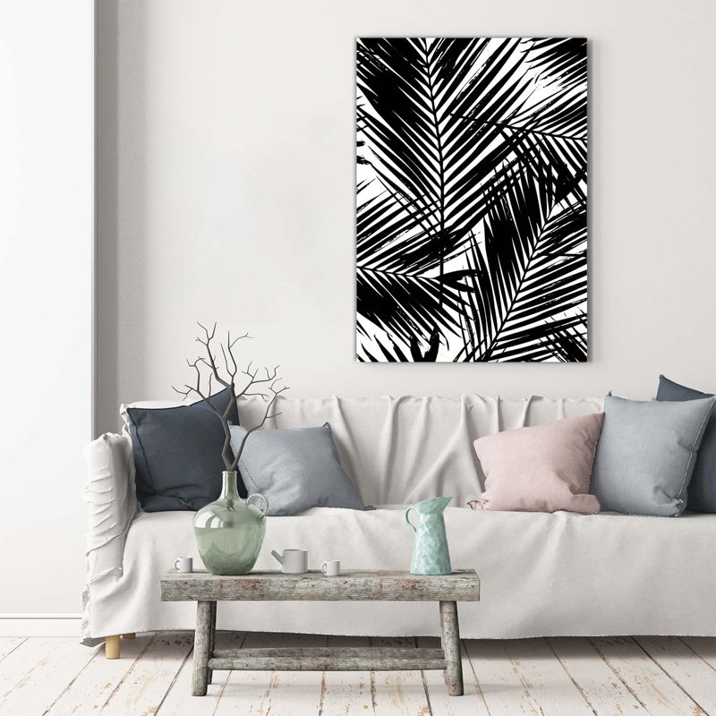 Leaves Of Palm - Wrapped Canvas Print