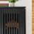 Mid Century Modern Fluted Hollowed Out Sideboard Cabinet with 2 Outlet Holes, Buffet Cabinet with Storage, Black Storage Cabinet for Living Room, Entryway, Hallway, Dining Room, Kitchen-1099040590