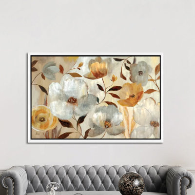 Golden Flower by Nan - Painting on Canvas