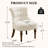Chenille Upholstered Button Tufted Wingback Side Chair-351151113