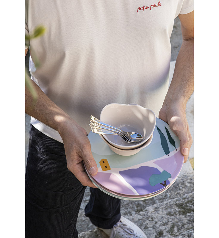 Destination Sud Salad/Dessert Plate