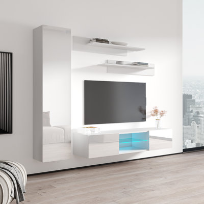 Meuble audio-vidéo flottant pour téléviseur de 70 po ou moins FLYG1