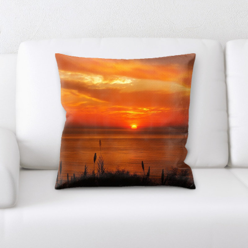 Coussin coucher de soleil