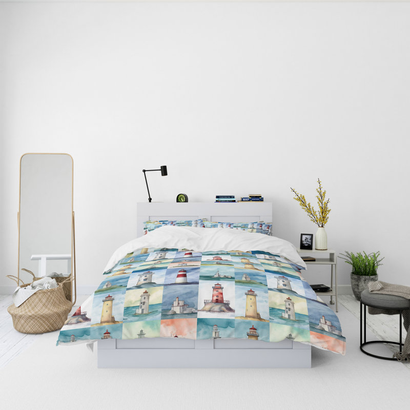 Abstract Duvet Cover, King Duvet Cover + 2 King Shams