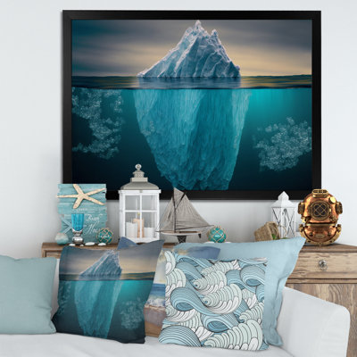 Iceberg Half Under Water Surface II " Iceberg Half Under Water Surface II "
