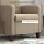 Fauteuil moderne en tissu avec coussins antidérapants-100902944