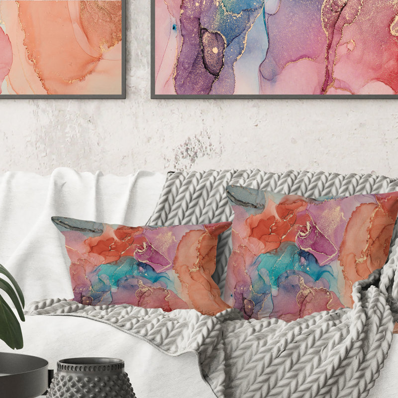 Coussin 12 "x 20" Blue Flute