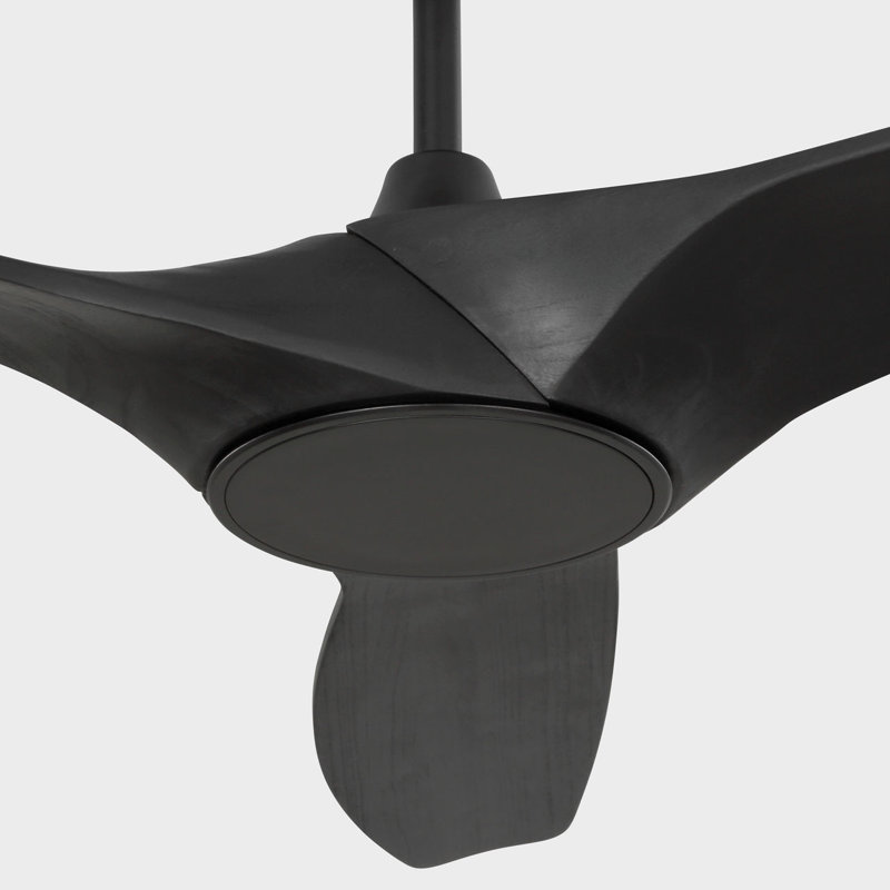 Ventilateur de plafond intelligent Selen, Nuit noire, 52 po de largeur, Nuit noire