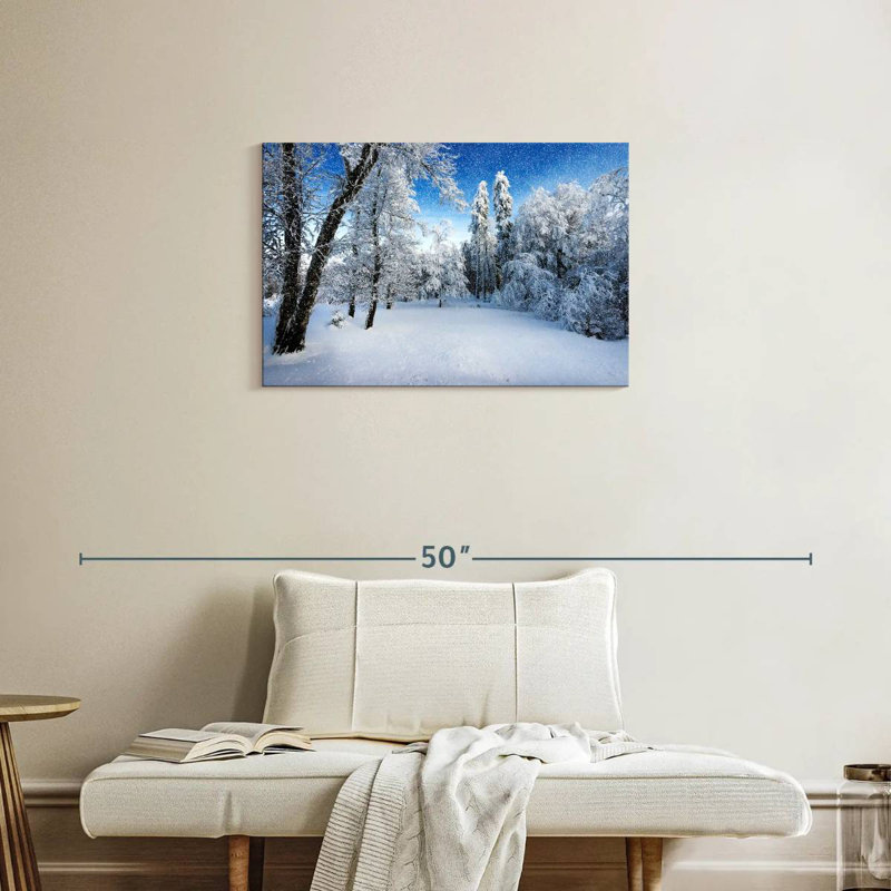 Paysage d'hiver français Alvord, H 20 po x l 30 po